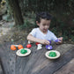 Boy Playing PlanToys 5 Colors Veggie Set