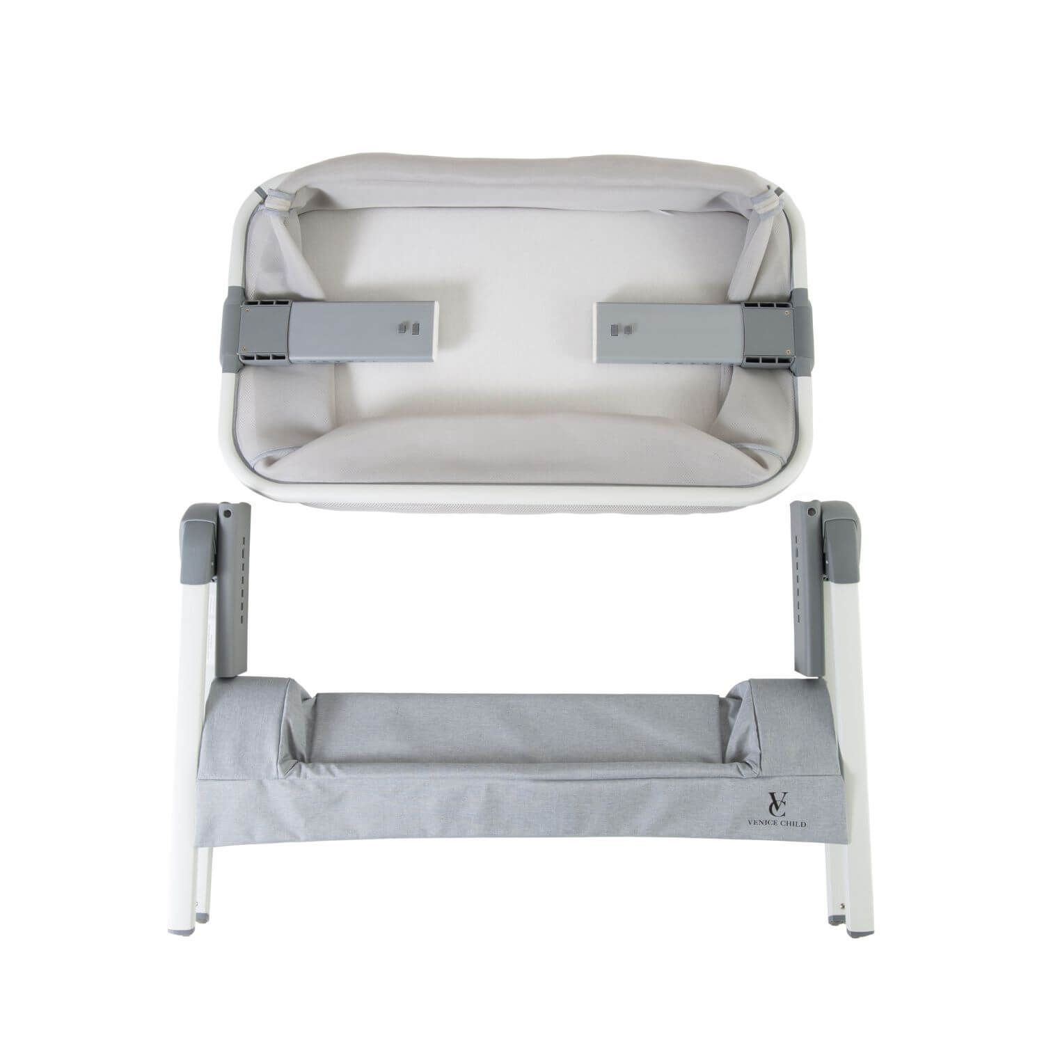 Venice Child California Dreaming Bedside Bassinet, Gray