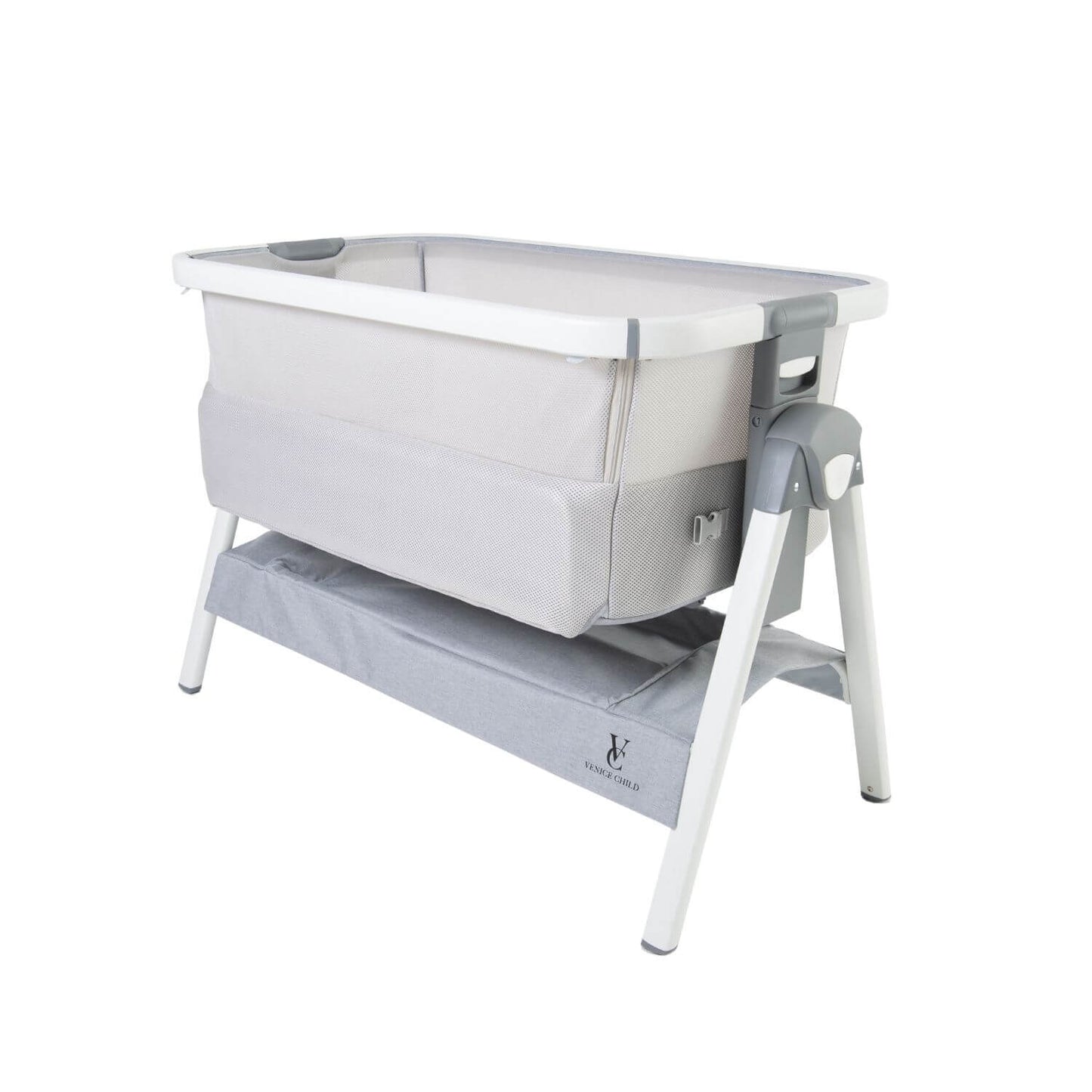 Venice Child California Dreaming Bedside Bassinet, Gray