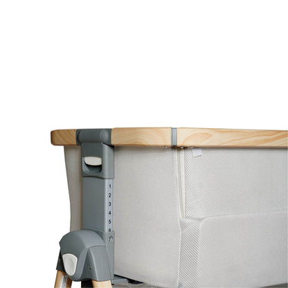 Venice Child California Dreaming Bedside Bassinet | Gray Wood