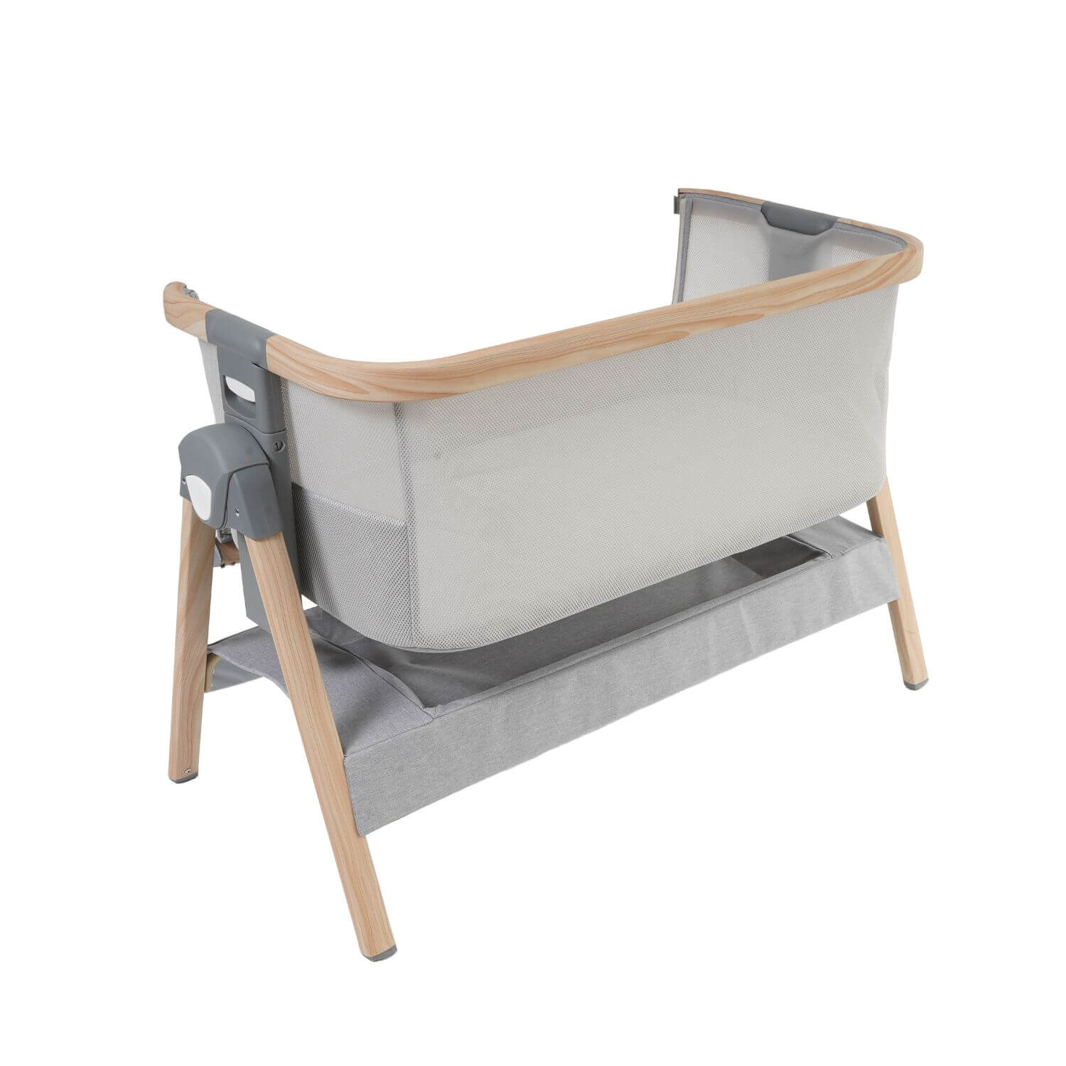 Venice Child California Dreaming Bedside Bassinet | Gray Wood