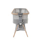 Venice Child California Dreaming Bedside Bassinet | Gray Wood