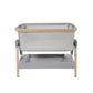 Venice Child California Dreaming Bedside Bassinet | Gray Wood