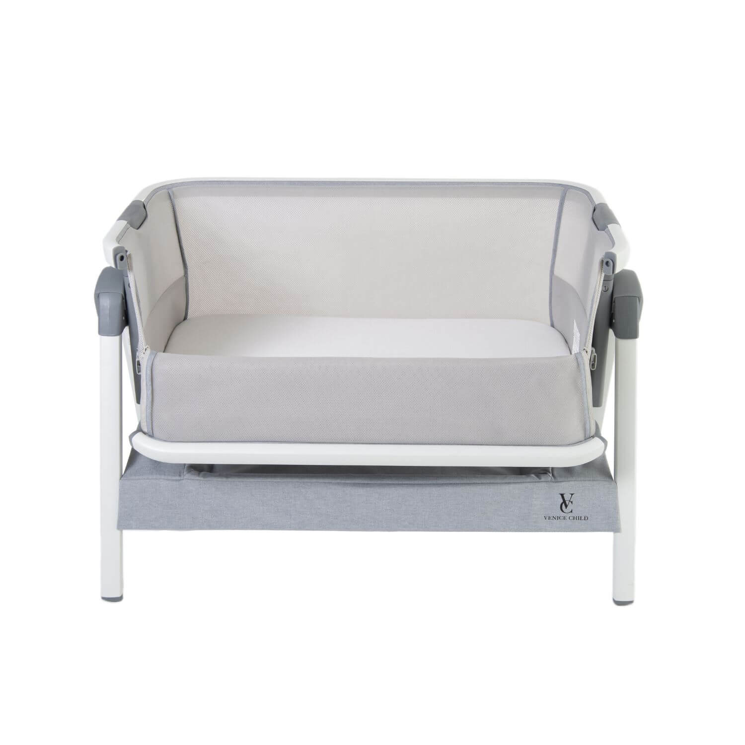 Venice Child California Dreaming Bedside Bassinet, Gray