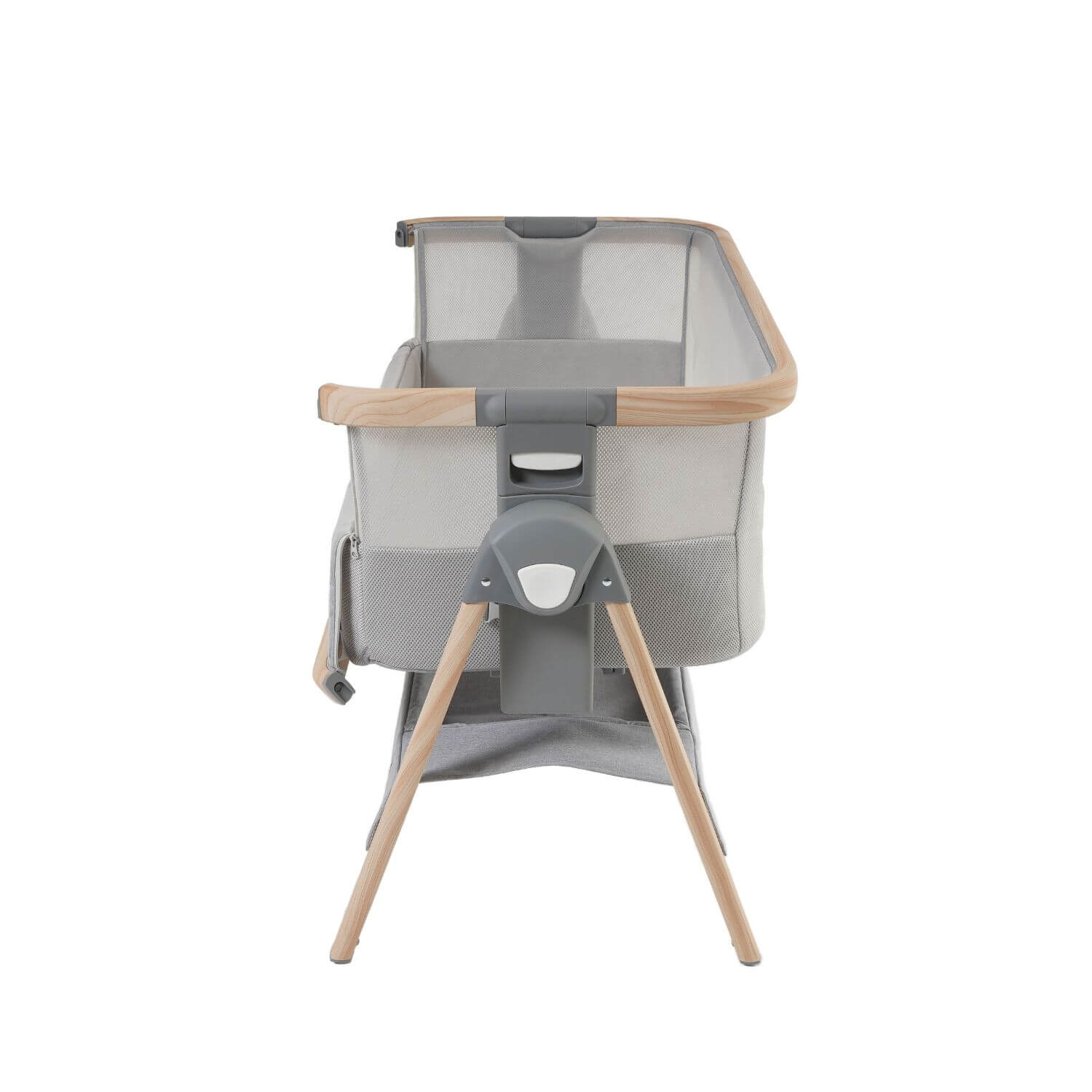 Venice Child California Dreaming Bedside Bassinet | Gray Wood