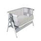 Venice Child California Dreaming Bedside Bassinet, Gray