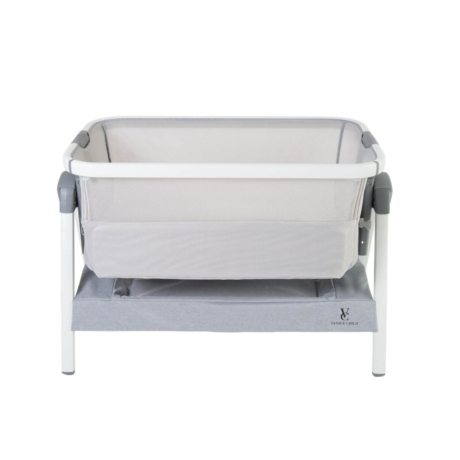 Venice Child California Dreaming Bedside Bassinet, Gray