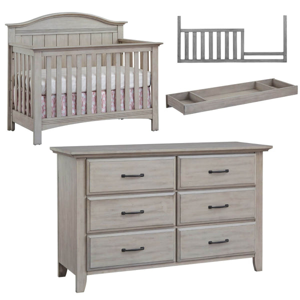 Soho Baby Chandler 4-Piece Nursery Set Stone Wash