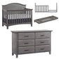 Soho Baby Chandler 4-Piece Nursery Set Graphite Gray