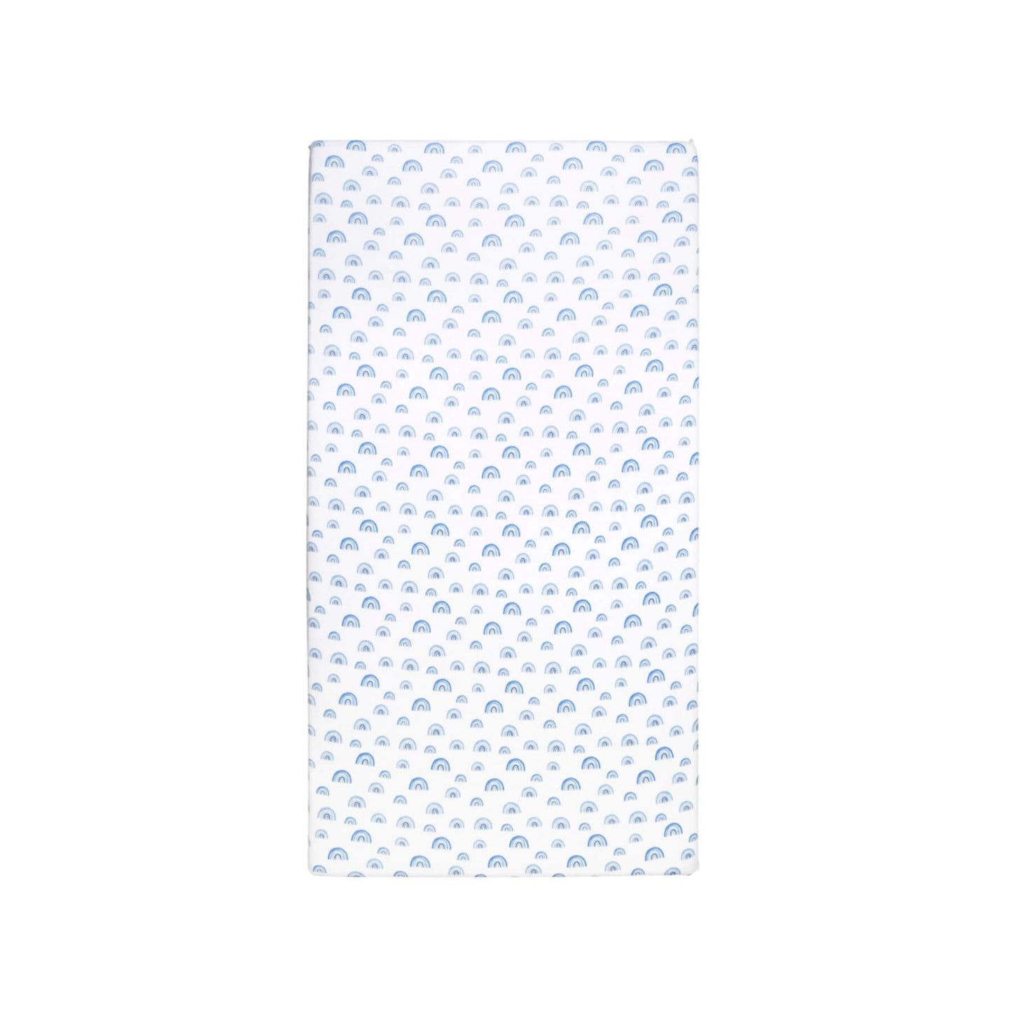 Dreamland Baby Bamboo Fitted Crib Sheet | Blue Rainbow