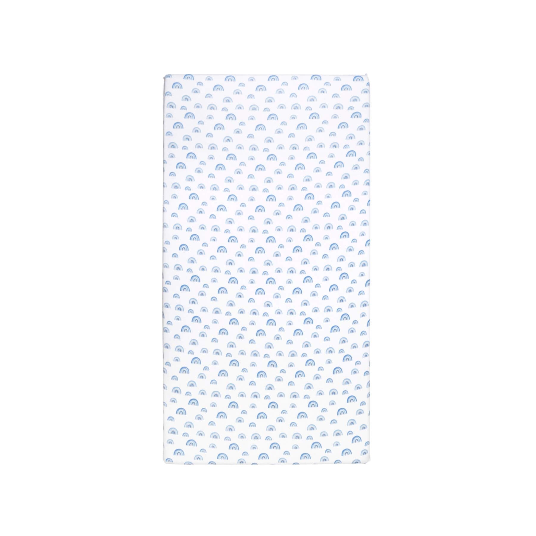 Dreamland Baby Bamboo Fitted Crib Sheet | Blue Rainbow