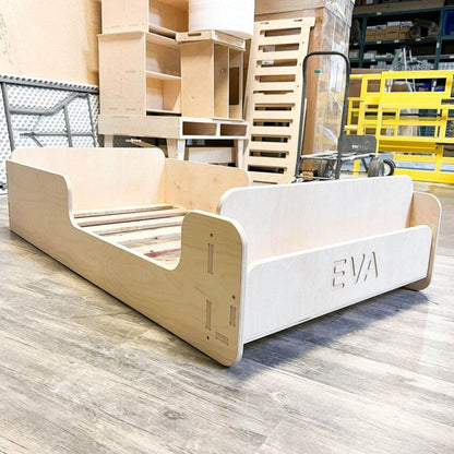 Bush Acres EVA- Floor Bed in a warehouse setting