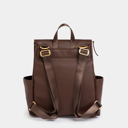 Back view of Freshly Picked Espresso Mini Classic Diaper Bag II