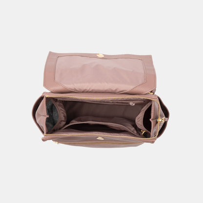 Open Freshly Picked Heather Mini Classic Diaper Bag II