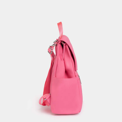 Side view of Freshly Picked Hot Pink Mini Classic Diaper Bag II