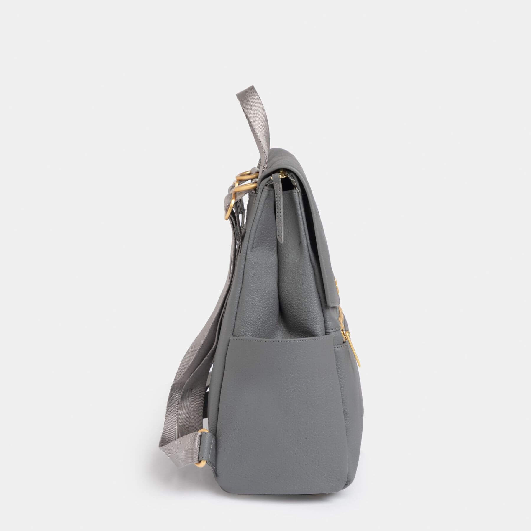 Side view of Freshly Picked Stone Mini Classic Diaper Bag II