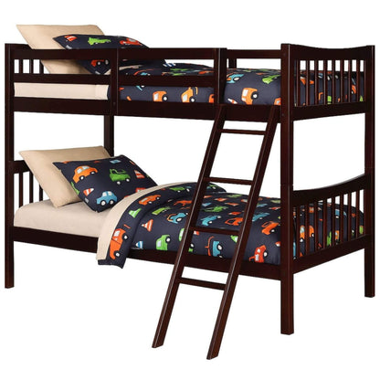 AFG FR Twin Over Twin Bunk Bed - Charcoal