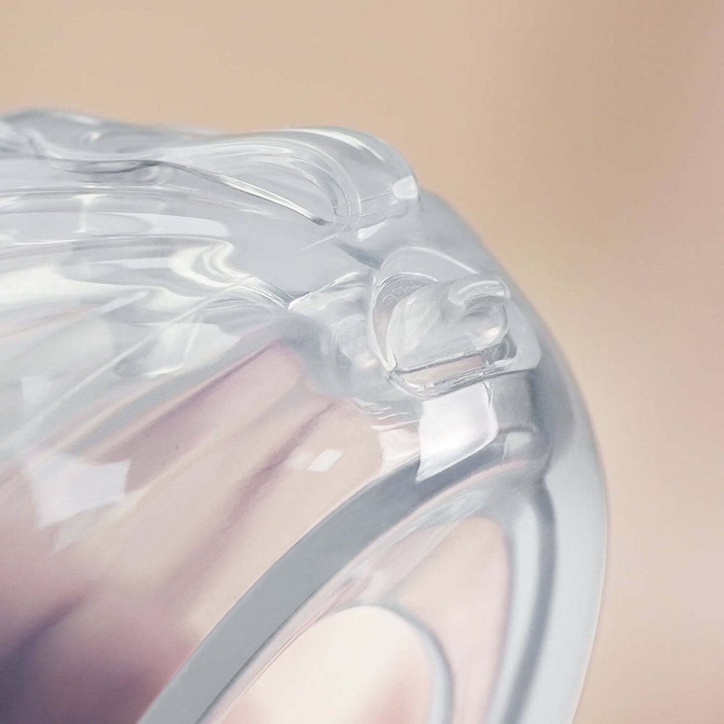 Close-up of Haakaa Shell Wearable Silicone Breast Pump