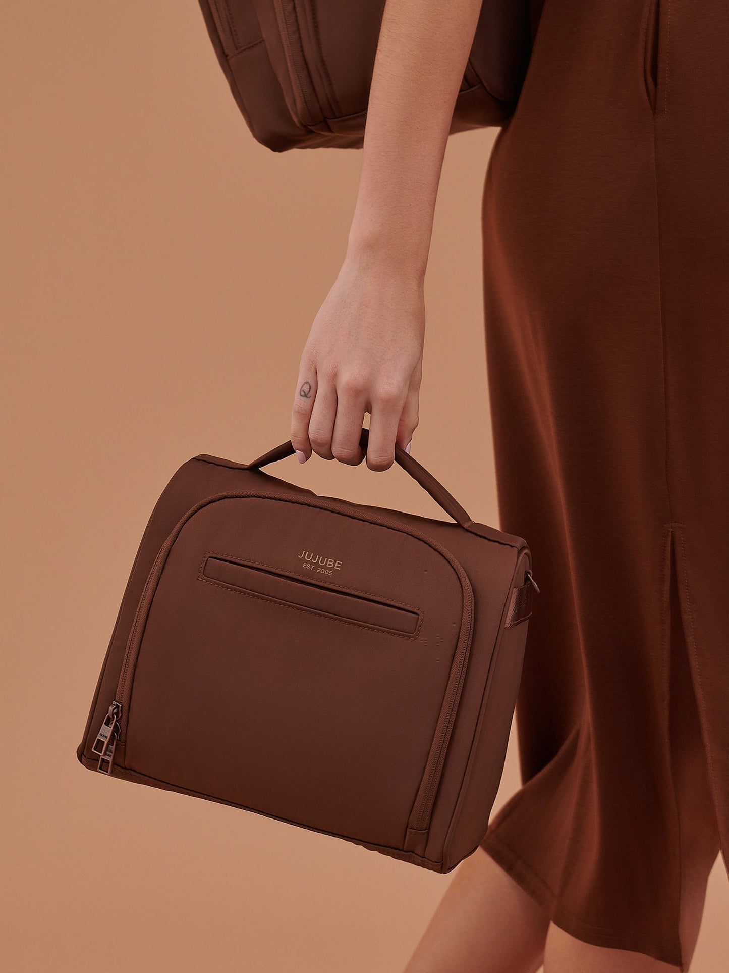 JuJuBe Insulated Bottle Bag - Espresso