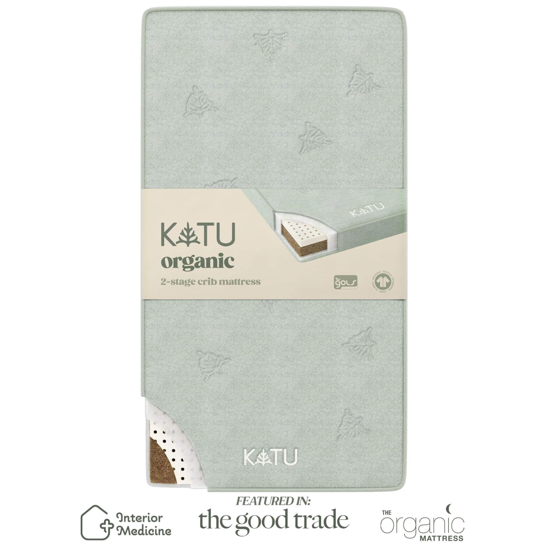 KATU Organic 2-Stage Crib Mattress