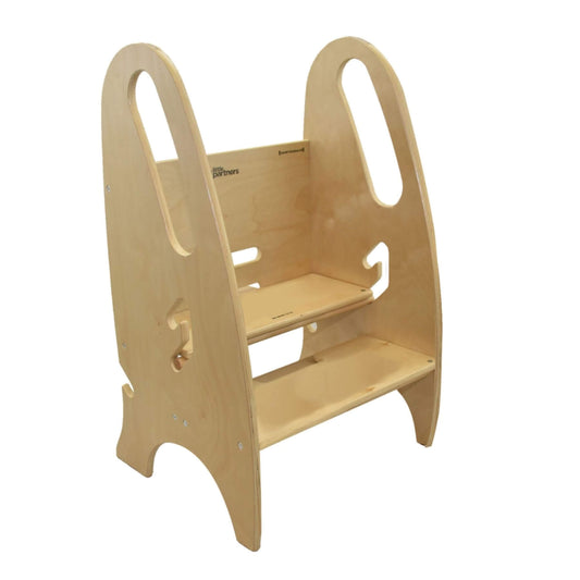 Little Partners 3-in-1 Growing Step Stool Natural