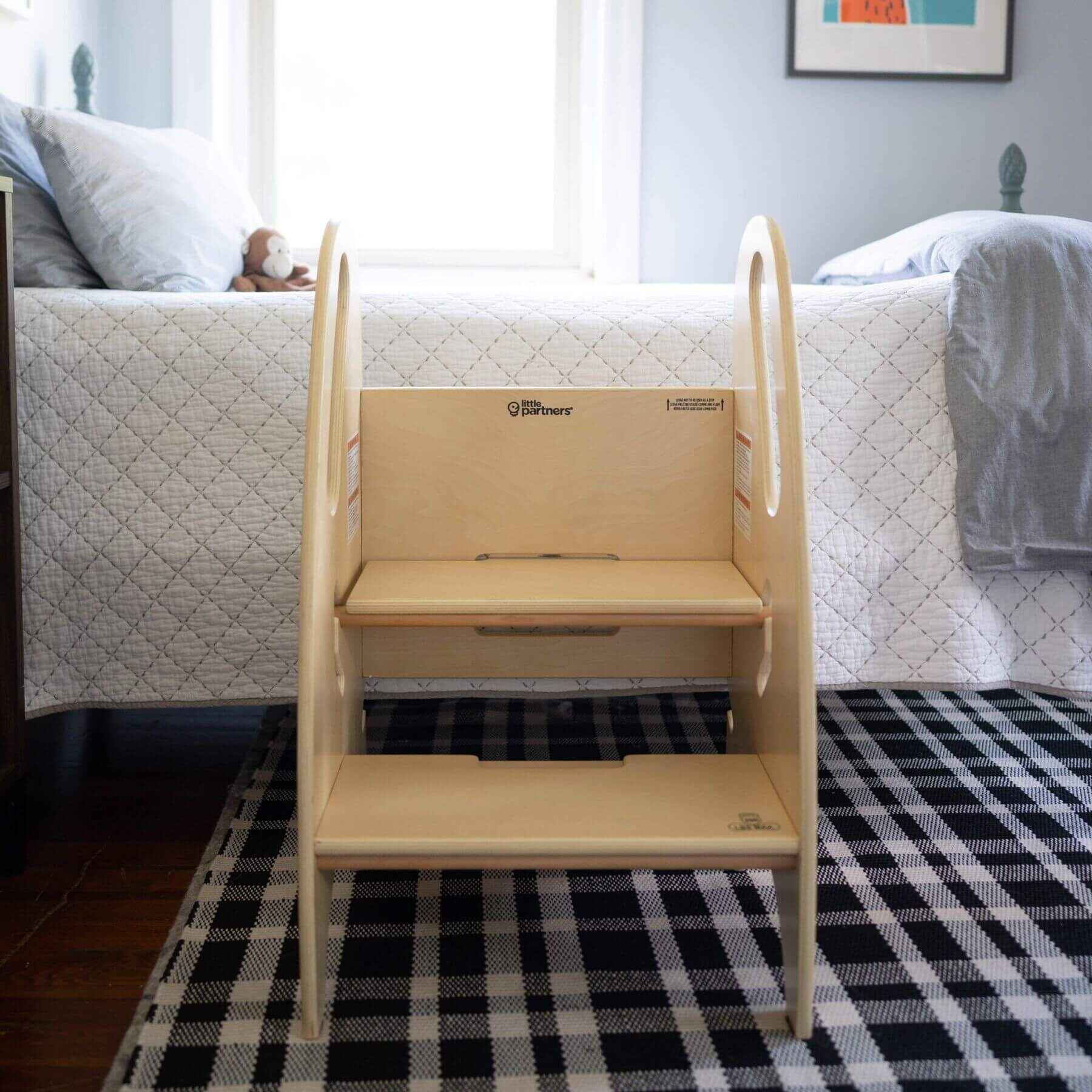 Little Partners 3-in-1 Growing Step Stool Natural
