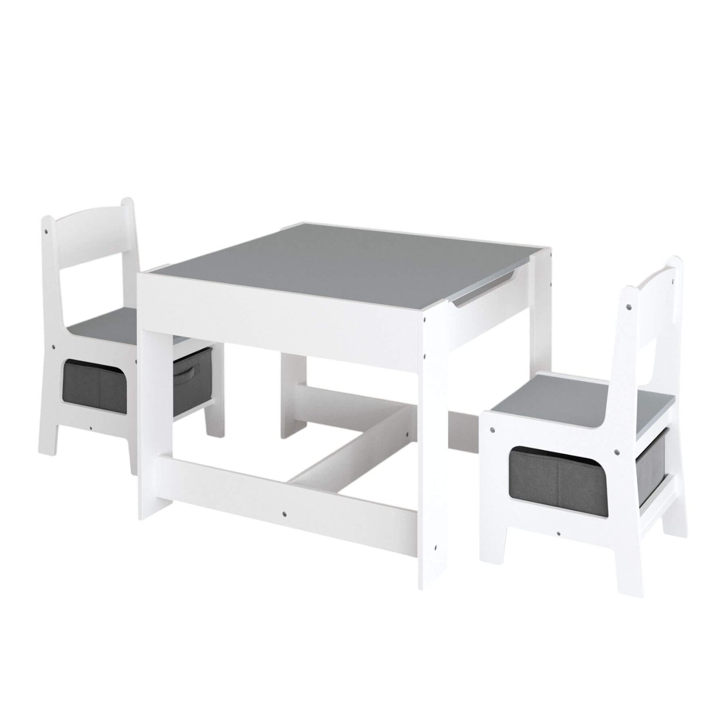 MOONRIVER 3-in-1 Wooden Activity Table - Gray