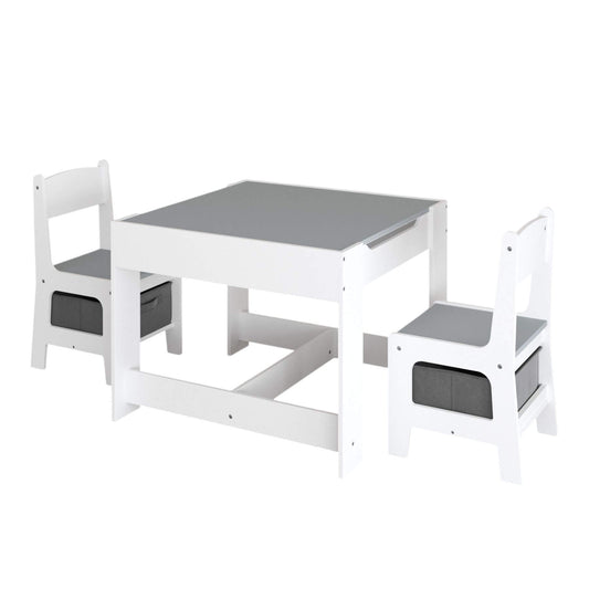 MOONRIVER 3-in-1 Wooden Activity Table - Gray