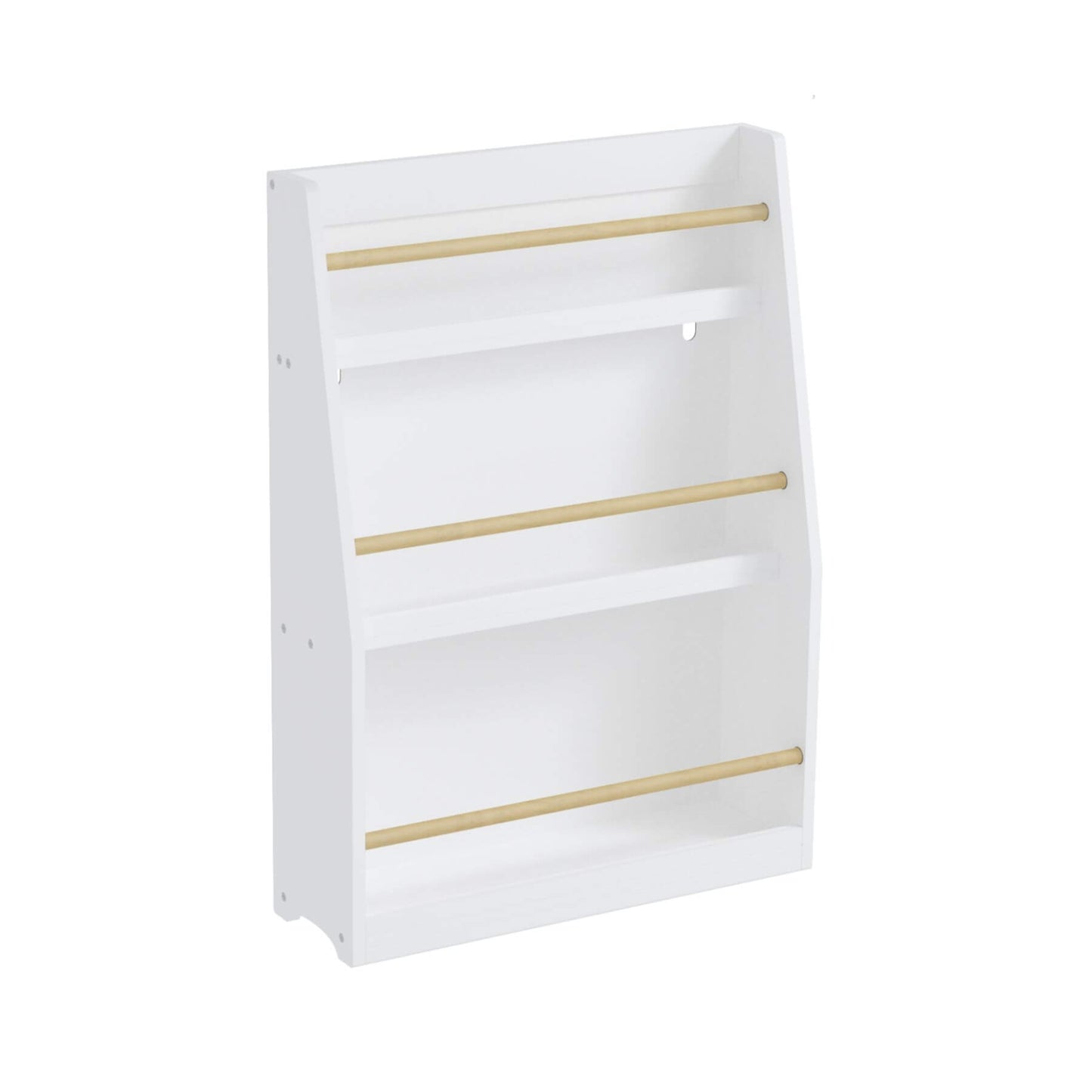 MOONRIVER 3 Tier Kids Book Shelf - White