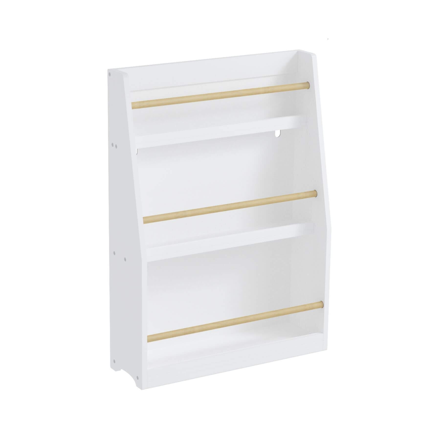 MOONRIVER 3 Tier Kids Book Shelf - White