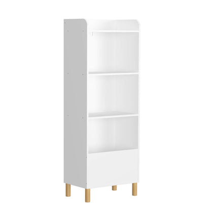 MOONRIVER Kids 4-Tier Bookcase - White