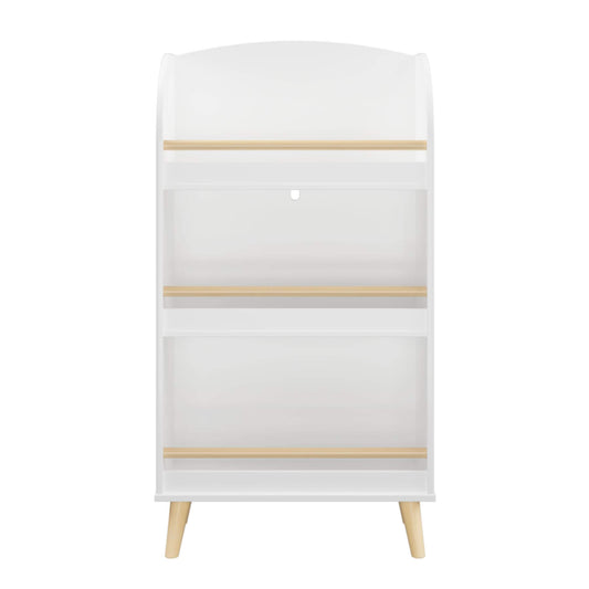 MOONRIVER Kids Bookshelf 3-Tier White