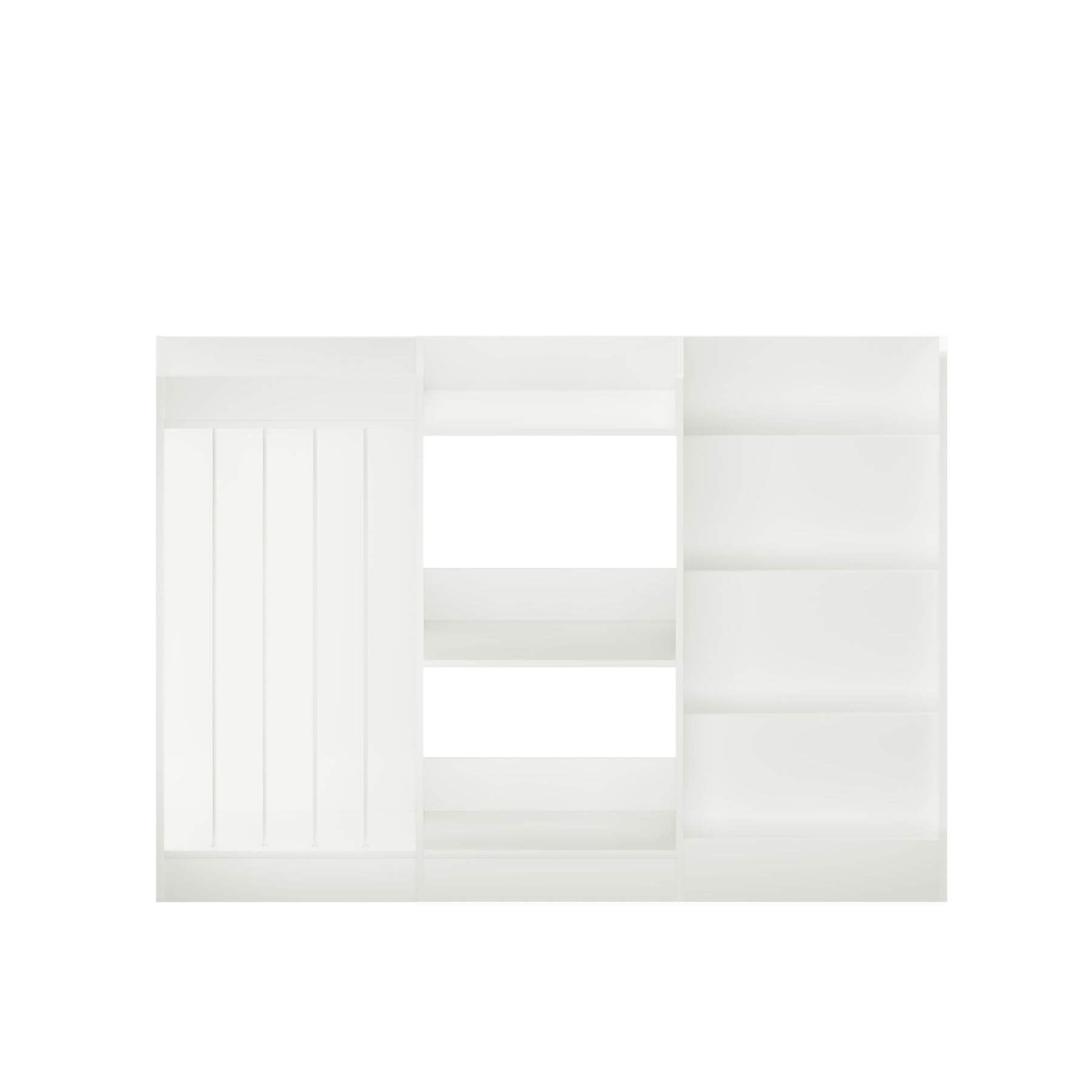 MOONRIVER 3-Tier Montessori Bookcase - White