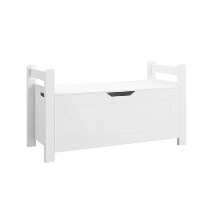 MOONRIVER Kids Toy Box Chest - White