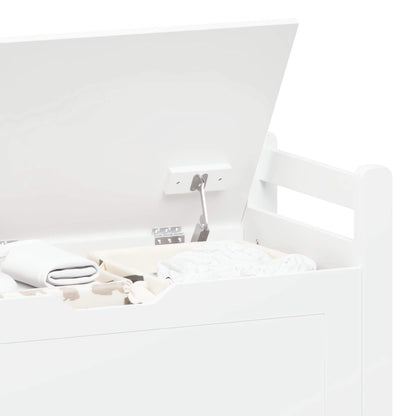 Opened MOONRIVER Kids Toy Box Chest - White
