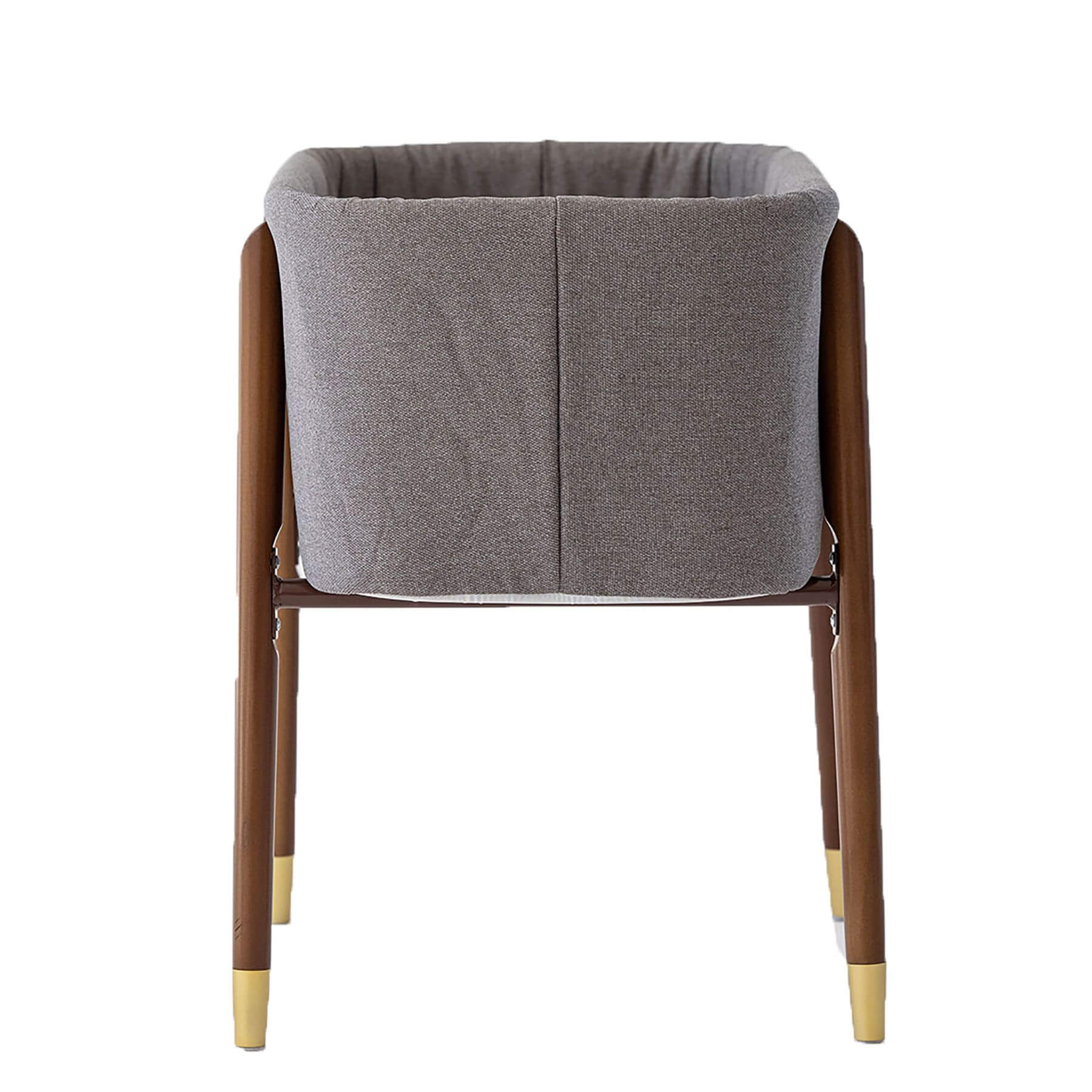 Side View of TruBliss SOVA Bassinet London Grey