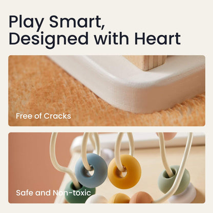 Product with text 'Play Smart, Designed with Heart' on a white background
