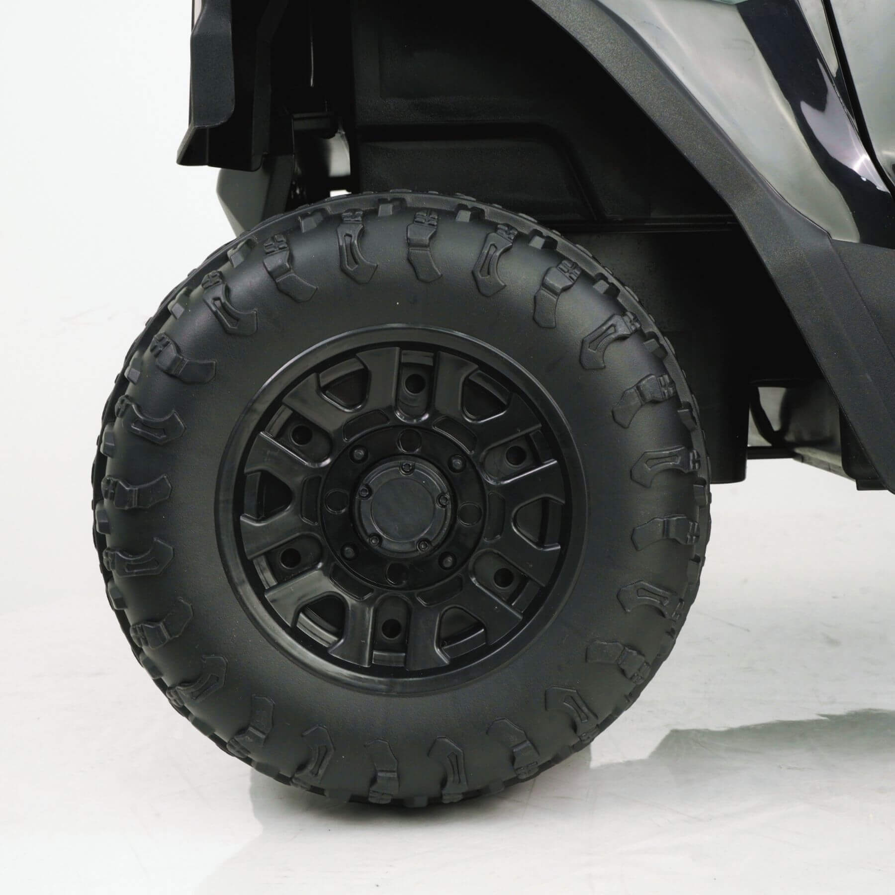 Wheel of Tamco 12V Ride On UTV Toy Electric Car Blue