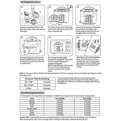 Haakaa Multipurpose Steamer & Steriliser Bag