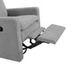 Oxford Baby Uptown Nursery Swivel Rocker Recliner in Boucle Koala Gray - Product Detail