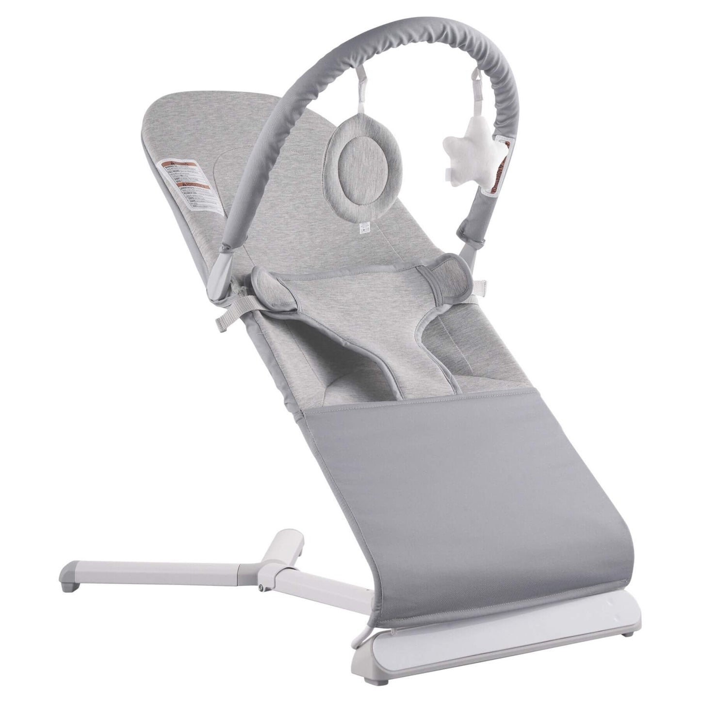 VEVOR Baby Bouncer Seat Chair - Light Gray