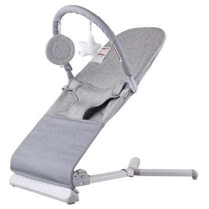 VEVOR Baby Bouncer Seat Chair - Light Gray