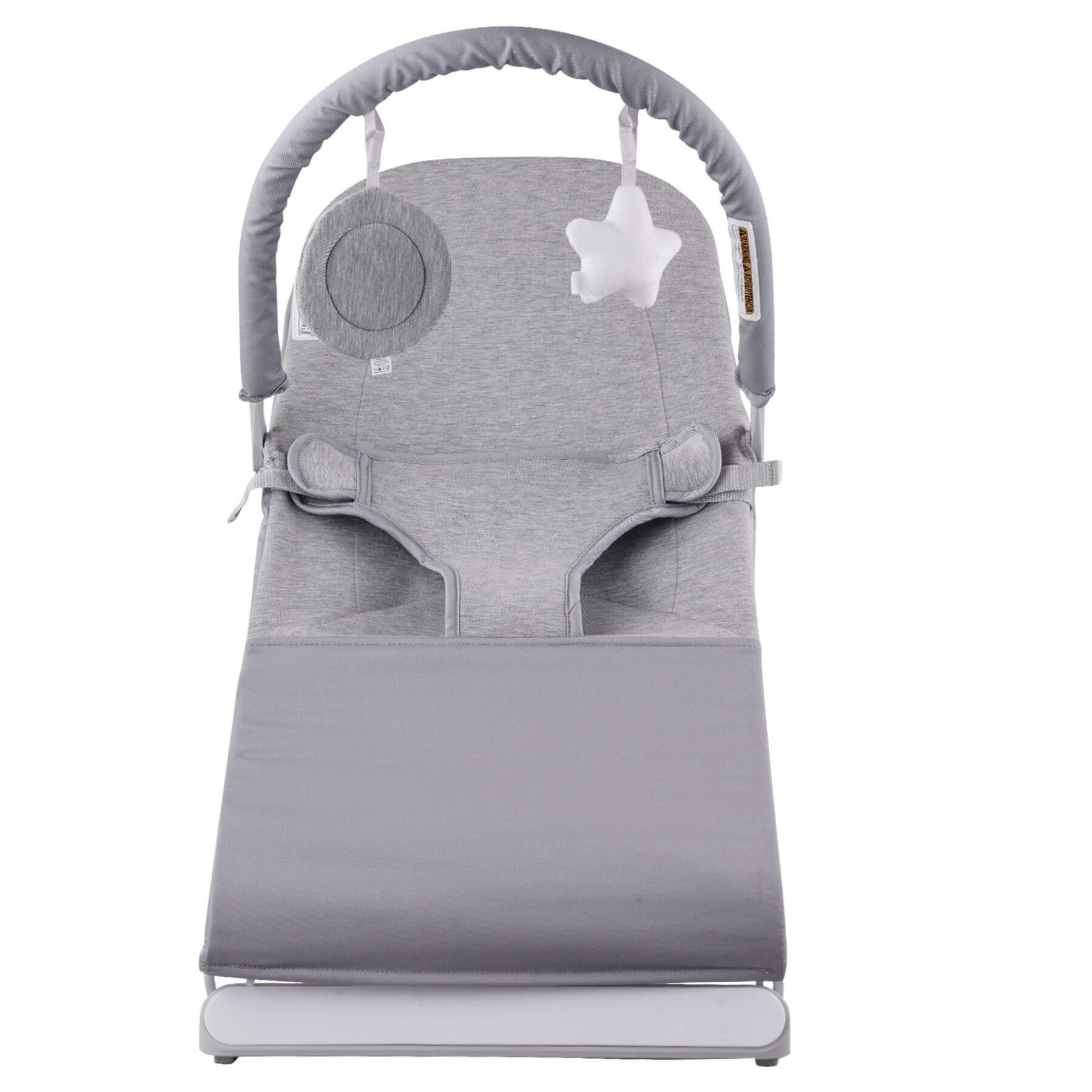 VEVOR Baby Bouncer Seat Chair - Light Gray