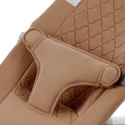Close-up of VEVOR Baby Bouncer Seat Chair - Camel