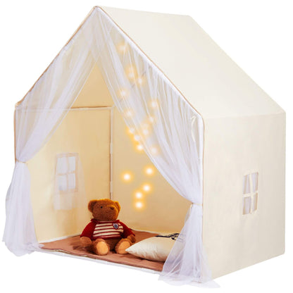 VEVOR Kids Play Tent with Mat - Beige