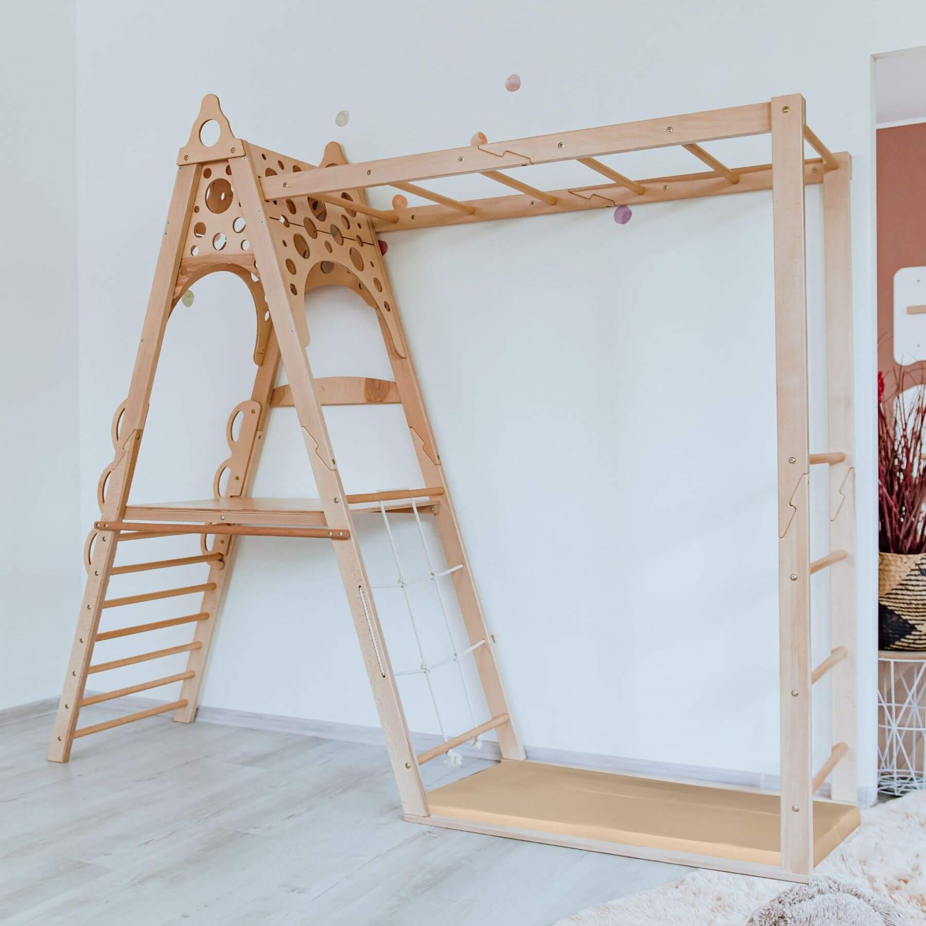 Wood and Hearts Wooden Playground