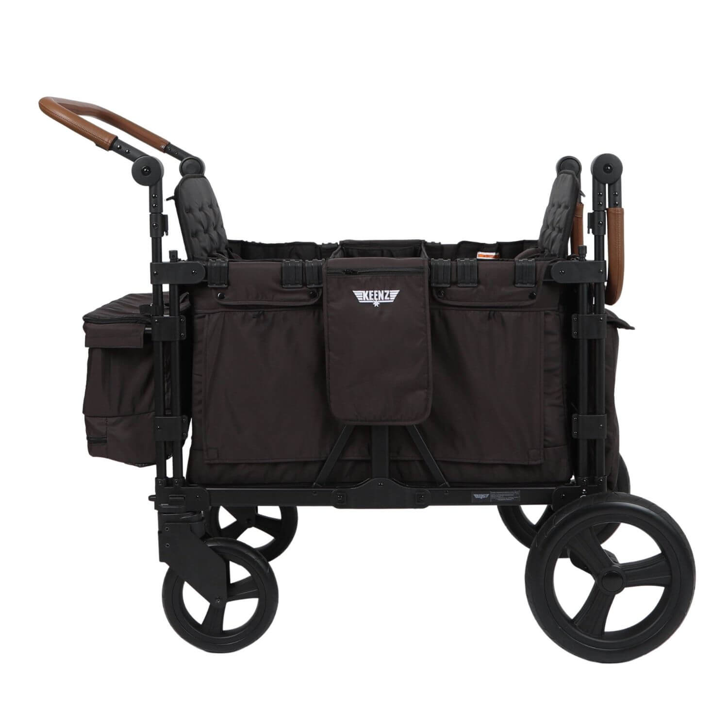 Keenz XC+ - Luxury Comfort Stroller Wagon 4 Passenger Black