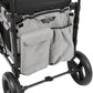 Pockets of Keenz XC+ - Luxury Comfort Stroller Wagon 4 Passenger Grey