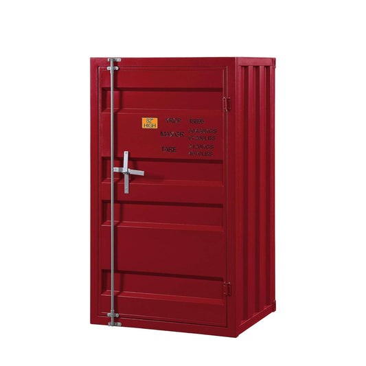 ACME Cargo 1-Door Chest in Red