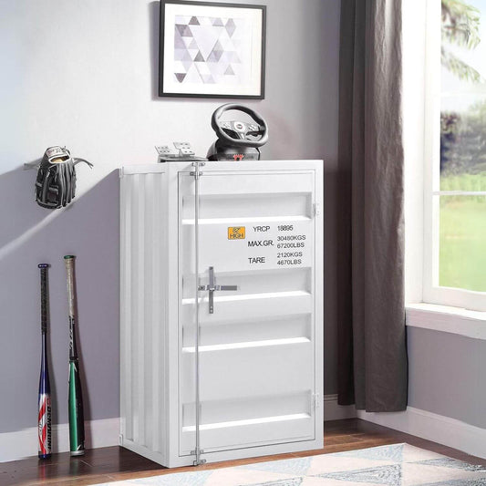 ACME Cargo 1-Door Chest in White - Lifestyle